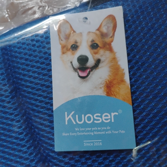 Kuoser Soft Dog Cone Collar After Surgery Adjustable Dog Recovery Size XL Blue - Picture 4 of 14